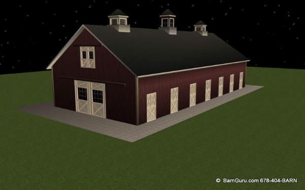 Maximize Your Space With This 11 Stall Horse Barn