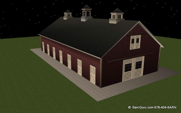 14 Ft Side Walls On This Pole Barn