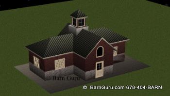 2 Stall Show Barn In Ga