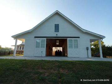 Show Barn - Heavy Beams and 2 x 6 T&G Everywhere
