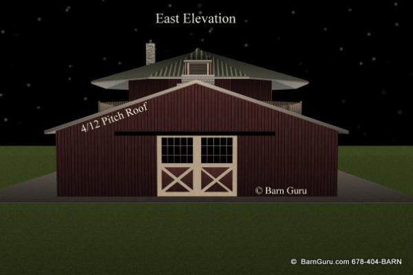 4 stall horse barn with apartment design plan cool