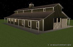 6 Stall Design Front Elevation