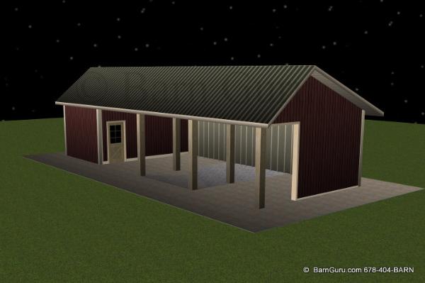 Run in - Future Horse Barn - Tack - Feed