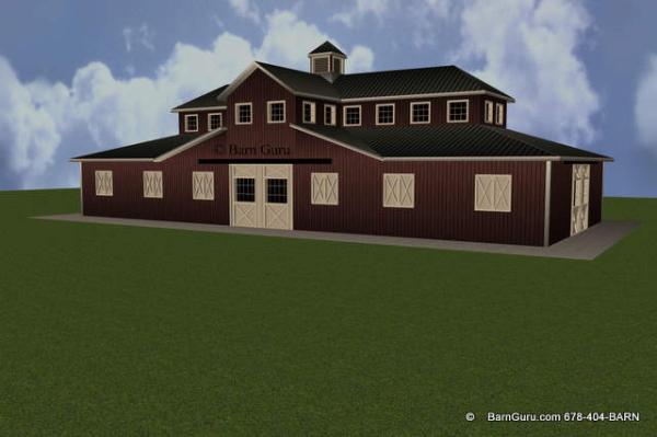 South Elevation Horse barn