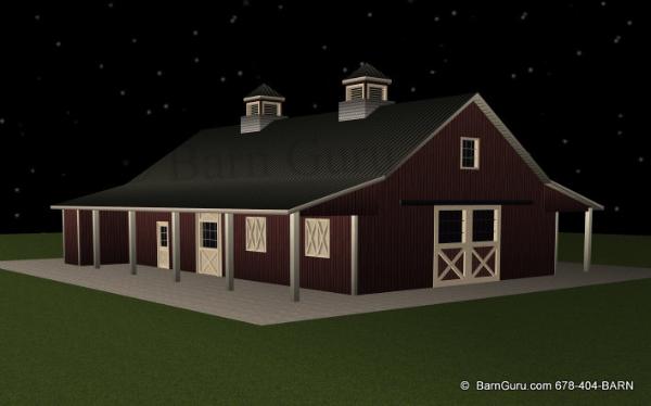 Barn Plans7_Stall_Horse Designs in Ga