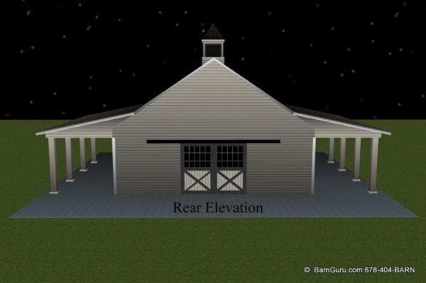 3 stall horse barn - barn builder in Ga - Barn Guru LLC