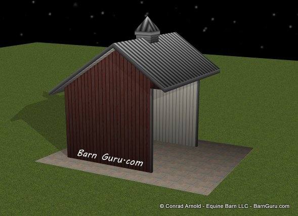 Run - In Horse Sheds - Conrad Arnold - Barn Guru - North Ga