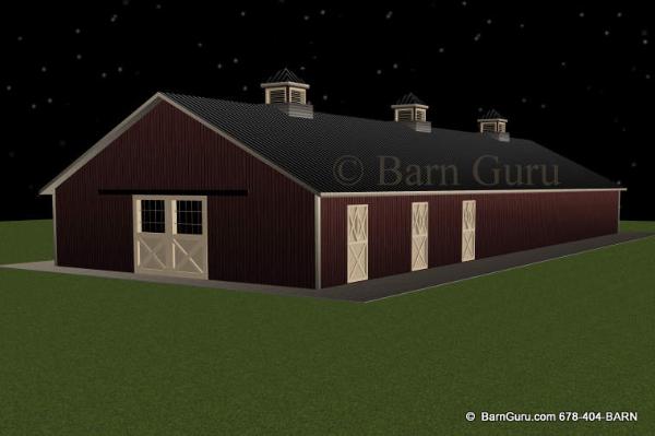 Horse Barn Plans For Sale