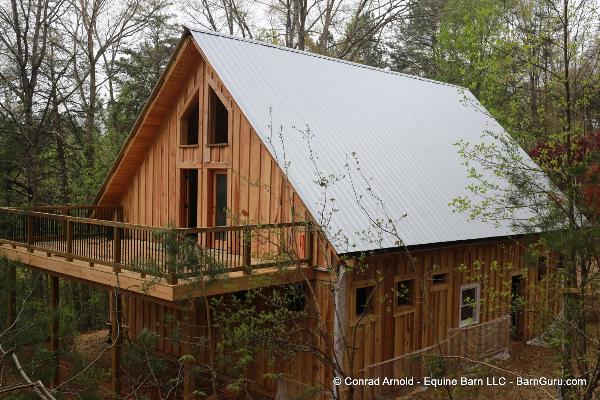 Barn Home With Living Quarters - Barn Guru.com - Conrad Arnold builder