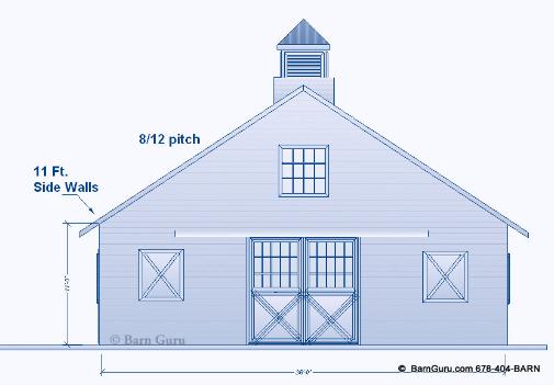 Horse Barn Plans 