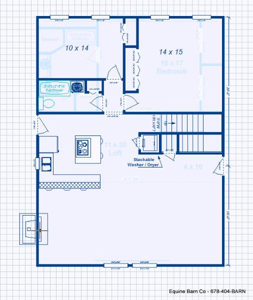 Two Bedroom Barn Home - Conrad Arnold