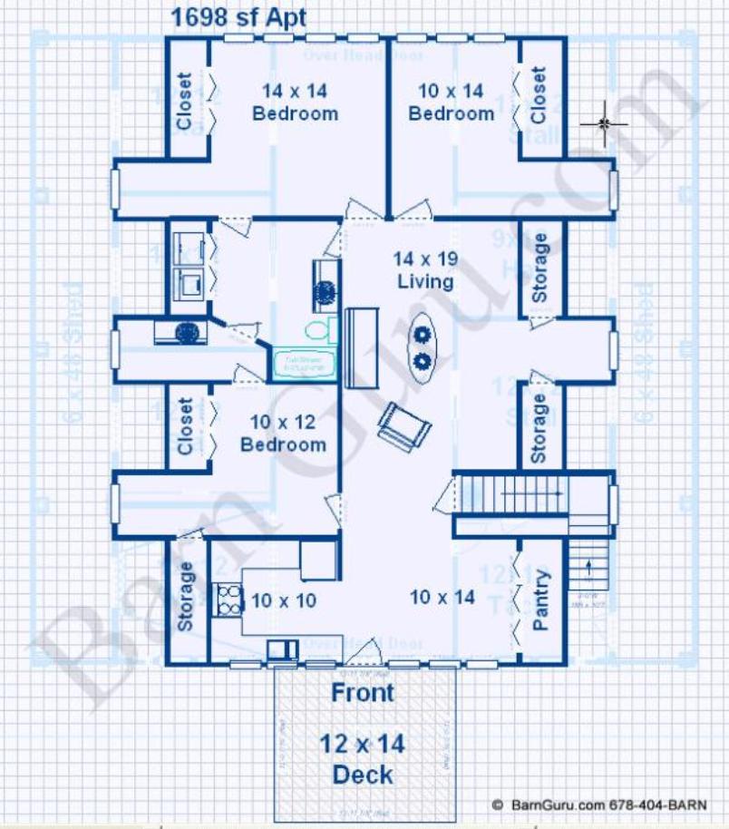 3 bedroom horse barn home - conrad arnold
